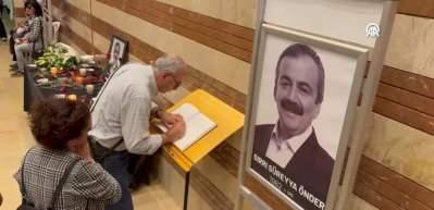 Sırrı Süreyya Önder için taziye kabulü Cemal Reşit Rey Salonu’nda sürüyor