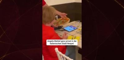 Almanya eski başbakanı Merkel bakın nerede yakalandı