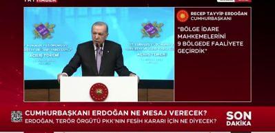 Başkan Erdoğan: "Kendini yasadan &uuml;st&uuml;n g&ouml;renlerin tepelerine binmeye devam edeceğiz"