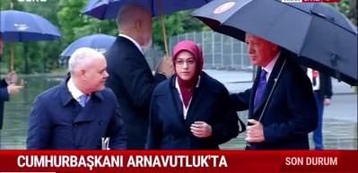  Cumhurbaşkanı Recep Tayyip Erdoğan, Arnavutluk Başbakanı Edi Rama tarafından karşılandı