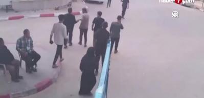 İşgalci  İsrail'in Gazze-Avrupa Hastanesi'ne d&uuml;zenlediği saldırının g&ouml;r&uuml;nt&uuml;leri paylaşıldı