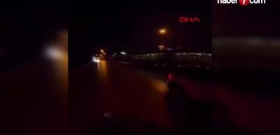 Kaza geliyorum dedi! Otomobile arkadan çarptı, kaza anı kamerada
