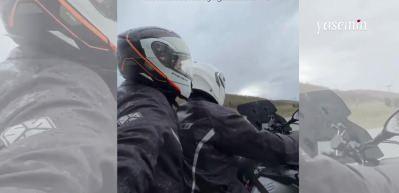 Mehir sözünü tuttu: Motorla Umre’ye Gittiler! Duyan inanamadı