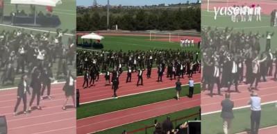 19 Mayıs kutlamalarında hep beraber sahne aldılar! Ankara'da bir kolej...