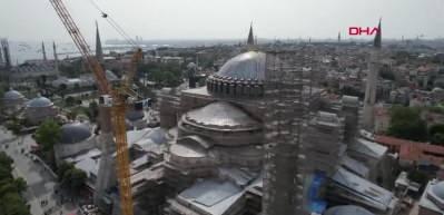 Ayasofya-i Kebir Camii Şerifi&rsquo;nde tarihin en kapsamlı restorasyonu
