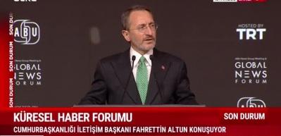 İsrail'in vahşetini İletişim Başkanı Fahrettin Altun &lsquo;Tarihteki ilk yapay zeka destekli soykırım&rsquo; diyerek tepki g&ouml;sterdi