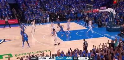 Thunder fırtınası: Oklahoma, Denver&rsquo;ı farklı mağlup ederek konferans finaline y&uuml;kseldi