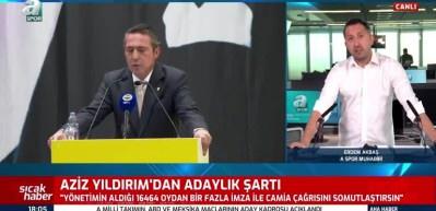 Aziz Yıldırım'dan adaylık şartı