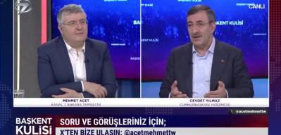  Cumhurbaşkanı Yardımcısı Cevdet Yılmaz  Yeni Anayasa &ccedil;alışmaları hakkında konuştu
