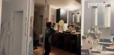 Sahibiyle balon oynayan kedi sosyal medyada büyük beğeni topladı!