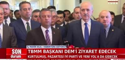 TBMM Başkanı Numan Kurtulmuş CHP ile görüşecek