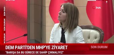 MHP ile DEM partisi arasında bayramlaşma! 