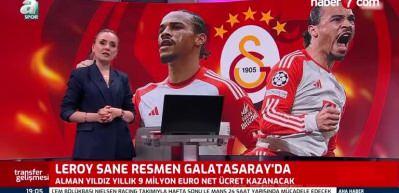 Galatasaray, Leroy Sané transferini resmen açıkladı!