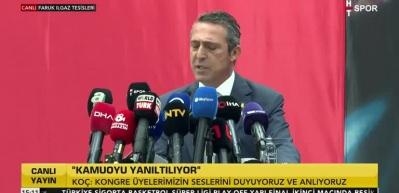 Ali Koç: "Şampiyonluklar gönül bağıyla kazanılır"