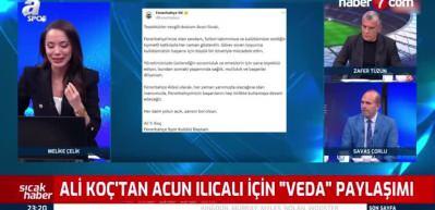 Ali Koç’tan Acun Ilıcalı’ya; "“Fenerbahçe’ye sevdanı her zaman gösterdin”