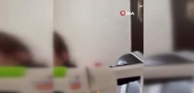 &Ccedil;ocuğana şiddet uygulayan anne tepki &ccedil;ekti! O anlar gizli kamerada g&ouml;r&uuml;nt&uuml;lendi