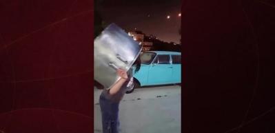 Filistinli Habibe'nin şahsına münhasır demir kubbesi: Kafasına geçirdiği dev pekmez kazanı!
