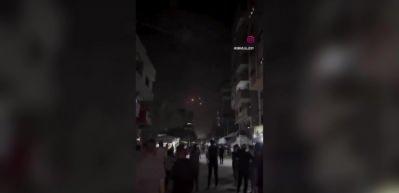 İran'ın İsrail'e fırlattığı balistik füzeler Gazze'de büyük sevince sahne oldu