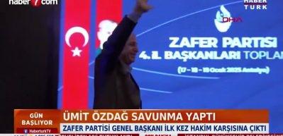 Ümit Özdağ'ı başörtülü hakim yargıladı
