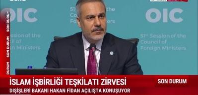 Hakan Fidan: Türkiye olarak zulmün karşısında durmaya devam edeceğiz