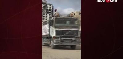AFAD'ın yardım konvoyu Gazze'ye giriş yaptı