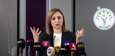 DEM Parti Sözcüsü Doğan, basın toplantısı düzenledi
