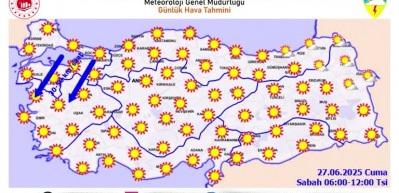 Meteoroloji sıcaktan bunalanlara sevindiren haberi verdi! Sıcak havaya kısa bir ara...