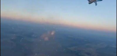 Ukrayna Mi-24 helikopteri, Rus Şahid İHA’sını havada vurdu