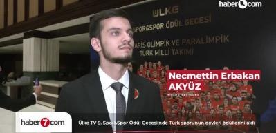 Ülke TV 9. Spor&Spor Ödül Gecesi'nde Türk sporunun devleri ödüllerini aldı