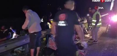 Anadolu Otoyolu'nda feci kaza!