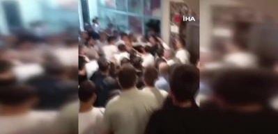 D&uuml;ğ&uuml;nde &ccedil;ıkan kavgada ortalık savaş alanına d&ouml;nd&uuml;!