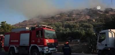 Girit Adası’nda orman yangını: 5 bin kişi tahliye edildi, 4 kişi hastaneye kaldırıldı