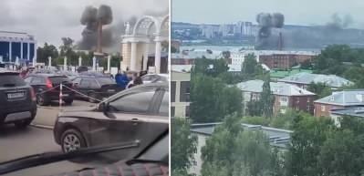 Rusya'da korku dolu anlar! Ukrayna Rus İHA fabrikasını vurdu