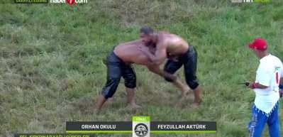 Tarihi Kırkpınar Yağlı Güreşleri'nde başpehlivan Orhan Okulu oldu