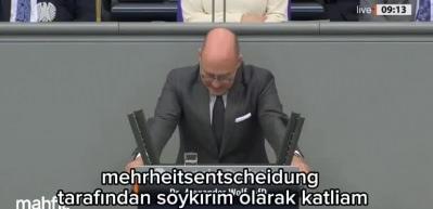 Alman milletvekili Alexander Wolf: Srebrenitsa'da katliam olmadı, Erdoğan'ın ekmeğine yağ s&uuml;r&uuml;l&uuml;yor