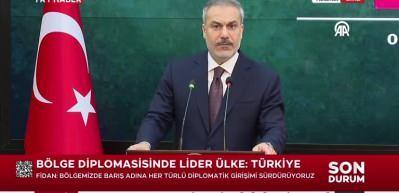 Dışişleri Bakanı Fidan "B&ouml;lgemizde barış i&ccedil;in adımlar atıyoruz" dedi