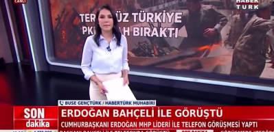 Erdoğan ve Bahçeli'den telefon görüşmesi