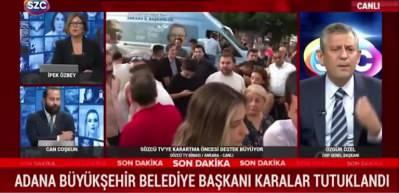 &Ouml;zg&uuml;r &Ouml;zel'e canlı yayında Zeydan Karalar şoku: Eyvah...