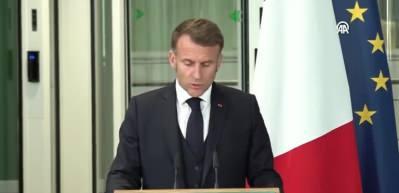 Fransa Cumhurbaşkanı Macron: Gazze'de ateşkesin sağlanması ve tüm esirlerin serbest bırakılması çağrısında bulunduk