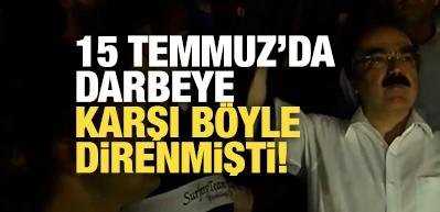 15 Temmuz&rsquo;un 9. yılında Sakarya Valisi H&uuml;seyin Avni Coş&rsquo;un unutulmaz direnişi