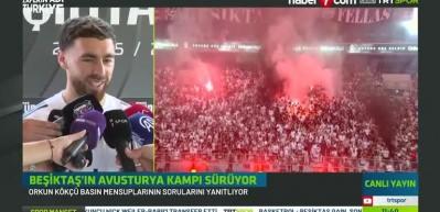Orkun K&ouml;k&ccedil;&uuml;: Takım arkadaşlarımla bir an &ouml;nce sahaya &ccedil;ıkmak istiyorum