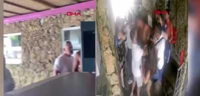  Sarıyer'de plajda 'Karpuz sokamazsın' kavgası