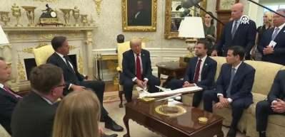 Trump, 50 g&uuml;n i&ccedil;inde Ukrayna ile anlaşma sağlanmazsa, Rusya&rsquo;ya uygulanan vergileri artıracağını a&ccedil;ıkladı