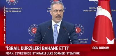 Bakan Fidan'dan İsrail'e sert mesaj: Suriye'yi bölmek istiyorlar, sessiz kalmayacağız