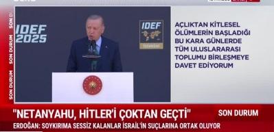 Cumhurbaşkanı Erdoğan T&uuml;rkiye'ye y&ouml;nelik ambargolar i&ccedil;in" Her ambargo bize yeni kapı a&ccedil;tı" dedi