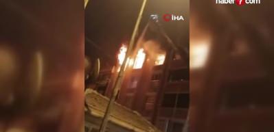 Gaziosmanpaşa'da 6 katlı binada yangın