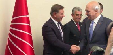 TBMM Başkanı Numan Kurtulmuş, CHP Genel Başkanı Özgür Özel'i TBMM'de ziyaret etti