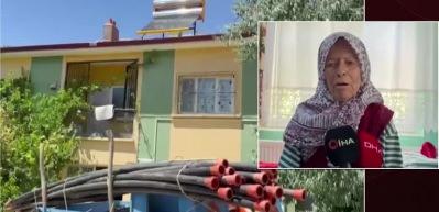  Afyonkarahisar'da yaşayan yaşlı &ccedil;iftten duygulandıran davranış