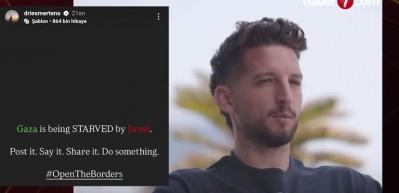 Mertens&rsquo;in Gazze &ccedil;ağrısı g&uuml;ndem oldu