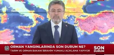 İbrahim Yumaklı: "Karab&uuml;k&rsquo;teki ve Uşak&rsquo;taki orman yangınları kontrol altında"